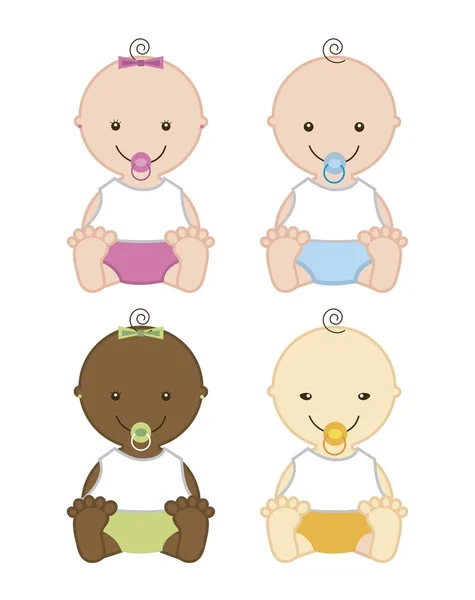 Baby vector — Stock Vector