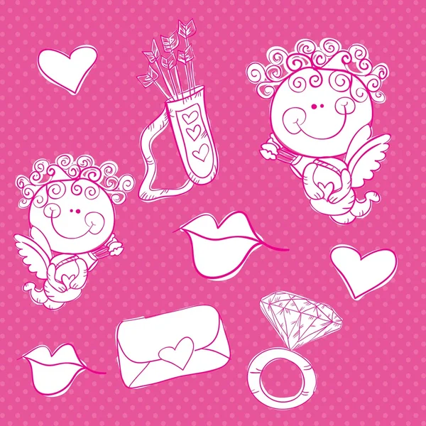 Love Icons — Stock Vector