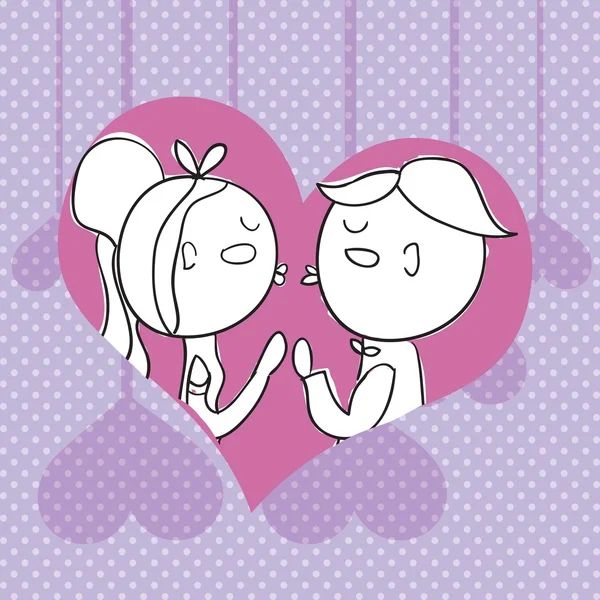 Iconos de amor — Vector de stock