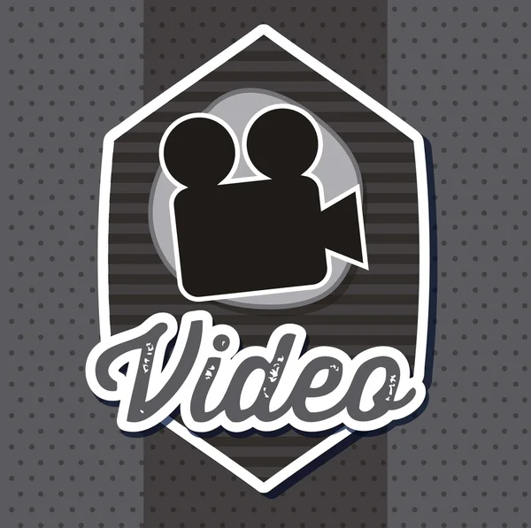 Caméra vidéo — Image vectorielle