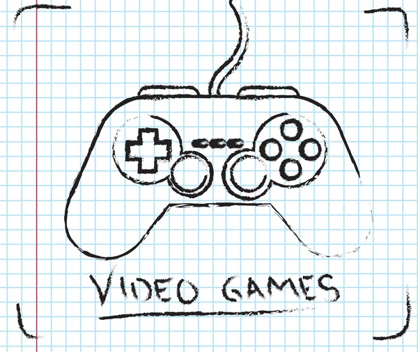 Video Games — Stock Vector