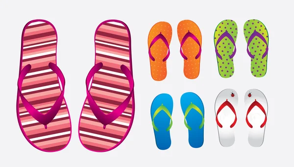 Flip flops — Stock Vector