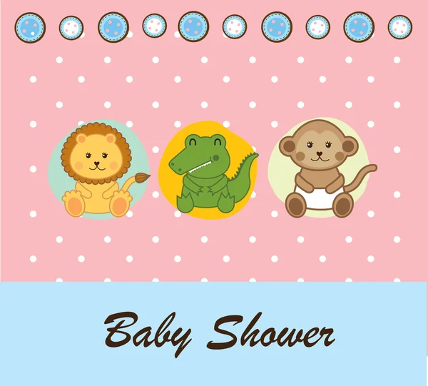 Babydusche — Stockvektor