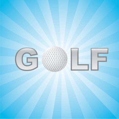 Golf illüstrasyon