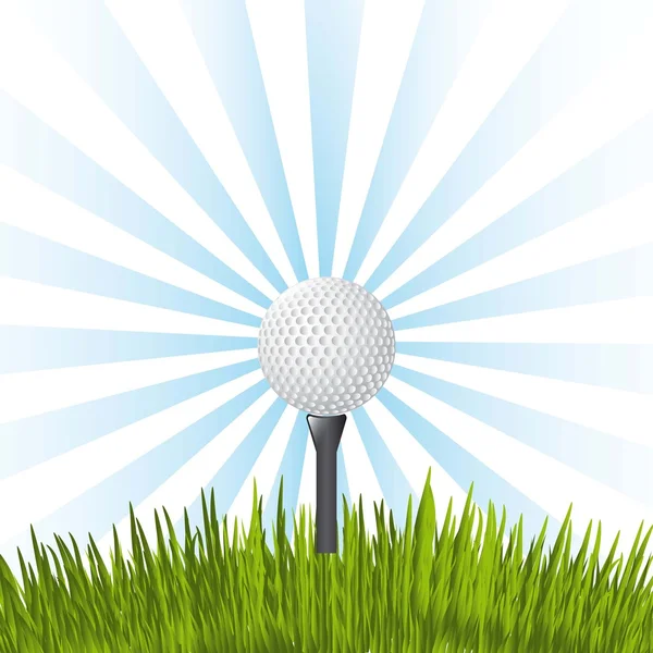 Illustrazione golf — Vettoriale Stock