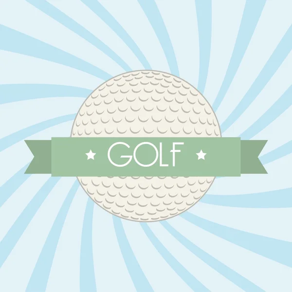 Ilustración golf — Vector de stock