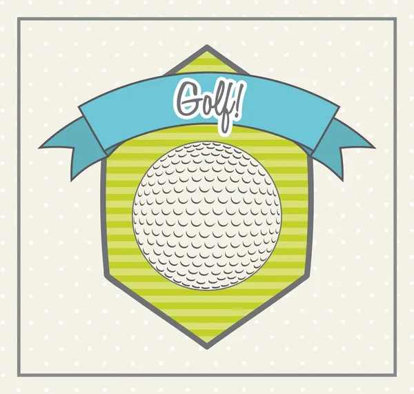 Golf illustration — Stock Vector