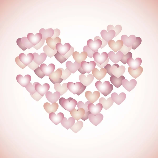 Hearts vector — Stock Vector