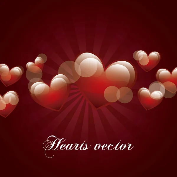 Hearts vector — Stock Vector