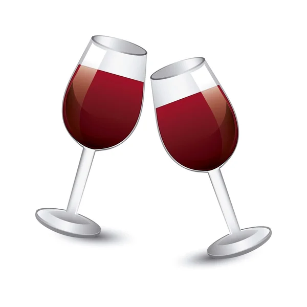Tazza di vino — Vettoriale Stock