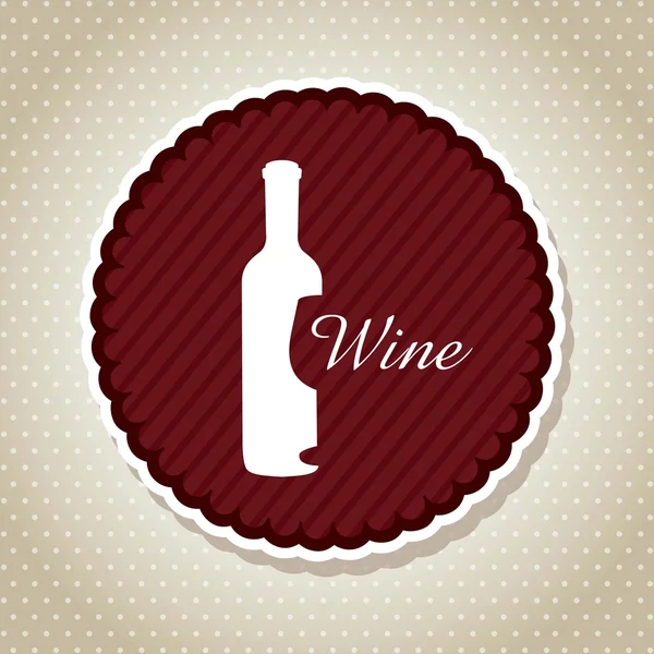 Wine label — Stock Vector