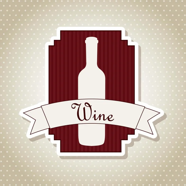 Etiquette vin — Image vectorielle