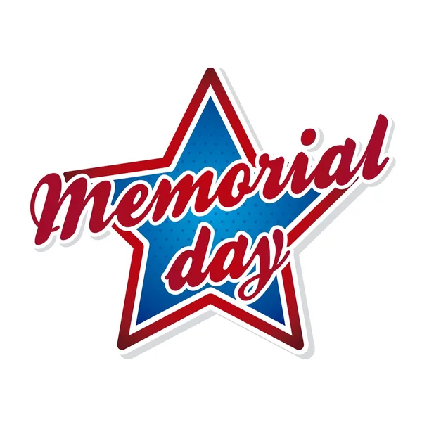 Memorial day — Stock Vector