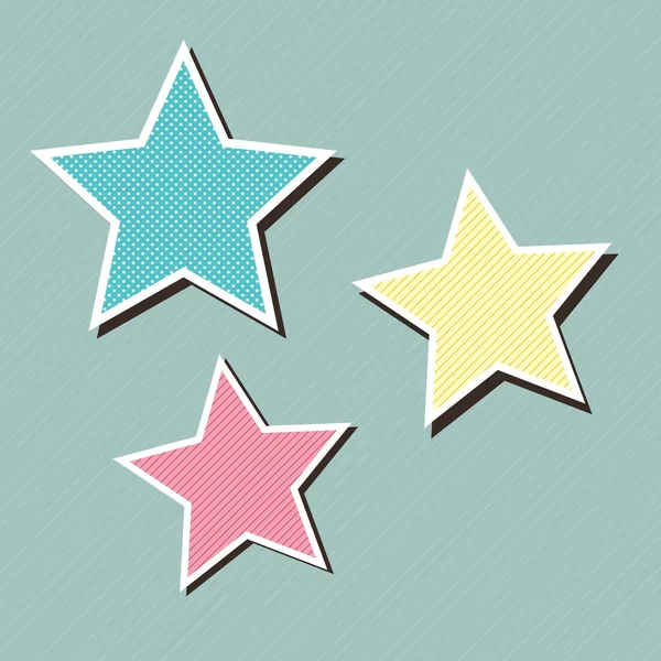 Csillag ikonok és fogalmak — Stock Vector