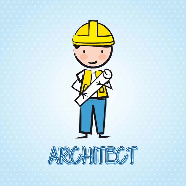 Architect — Stock Vector