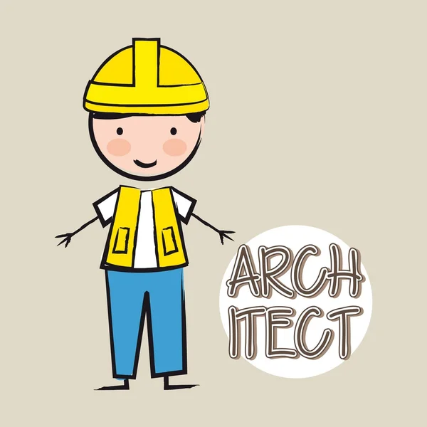 Arkitekt — Stock vektor