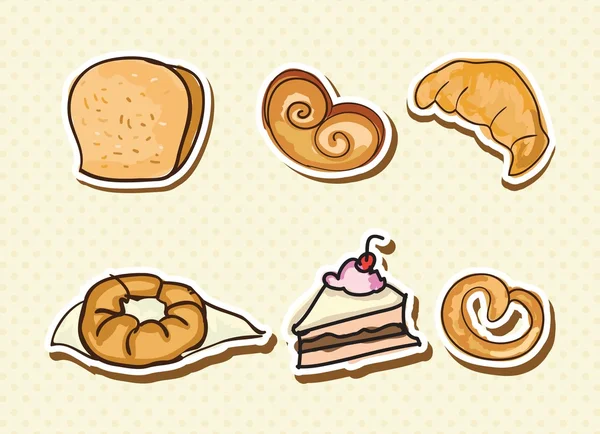 Bäcker-Ikonen — Stockvektor
