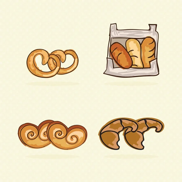 Bakery Icons — Stock Vector