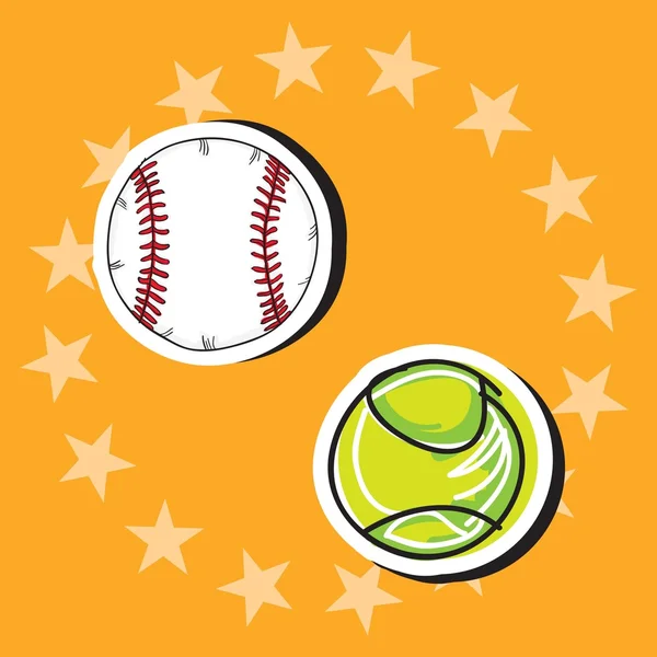 Sport pictogrammen — Stockvector