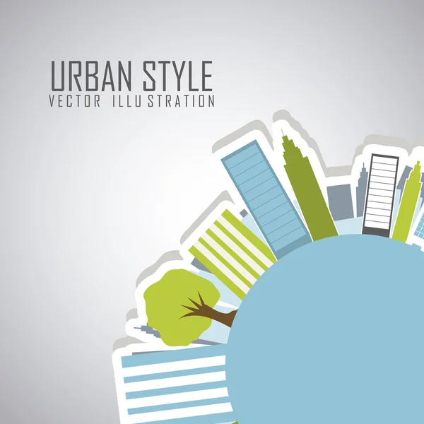 Urban style — Stock Vector