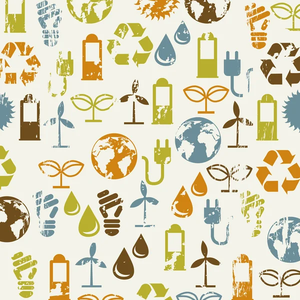 Ecology icons — Stock Vector