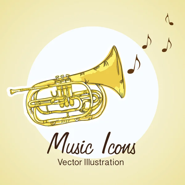 Music icons — Stock Vector