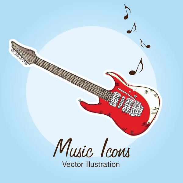 Music icons — Stock Vector