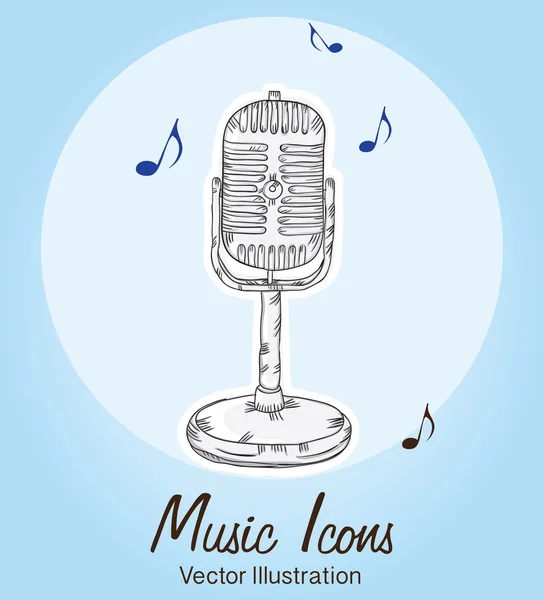 Music icons — Stock Vector