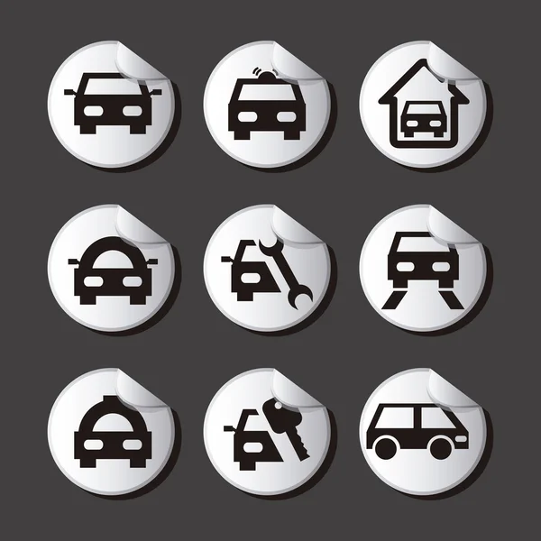 Transport icons — Stock Vector