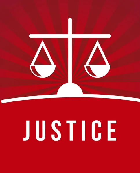 Icono de justicia — Vector de stock