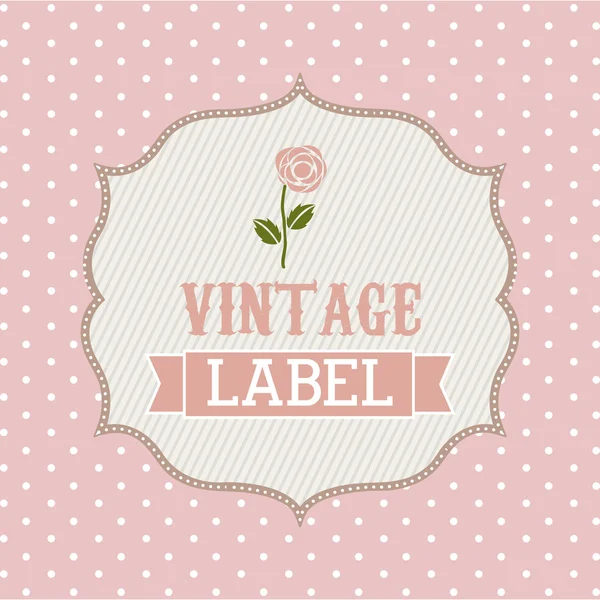 Vintage label — Stock Vector