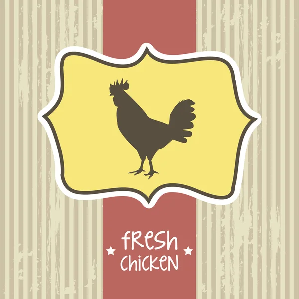 Färsk kyckling — Stock vektor