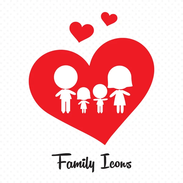 Family Icons — Stock Vector