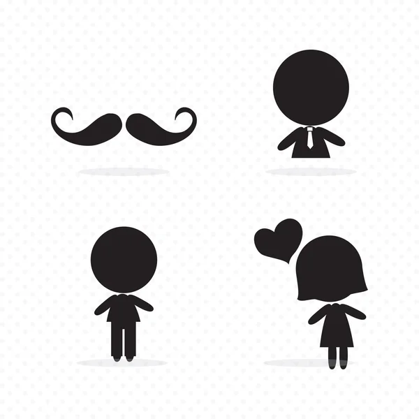Family Icons — Stock Vector