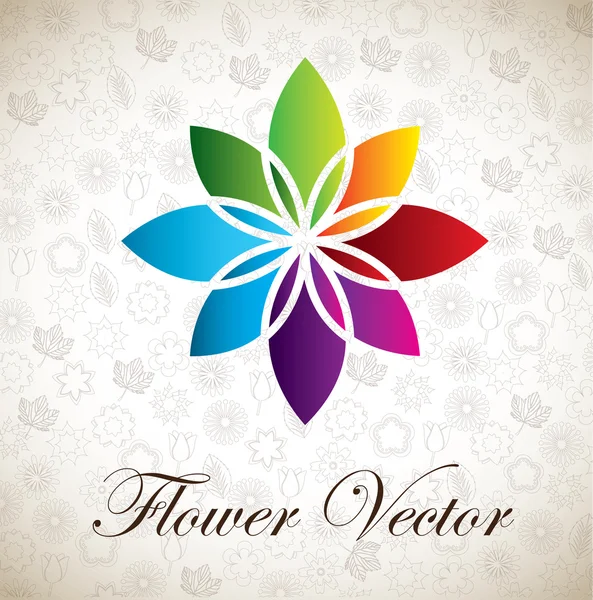 Flower vector — Stock Vector