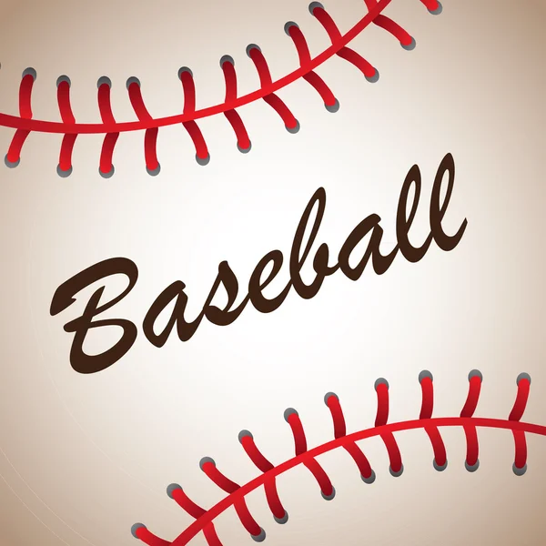 Balle de baseball — Image vectorielle