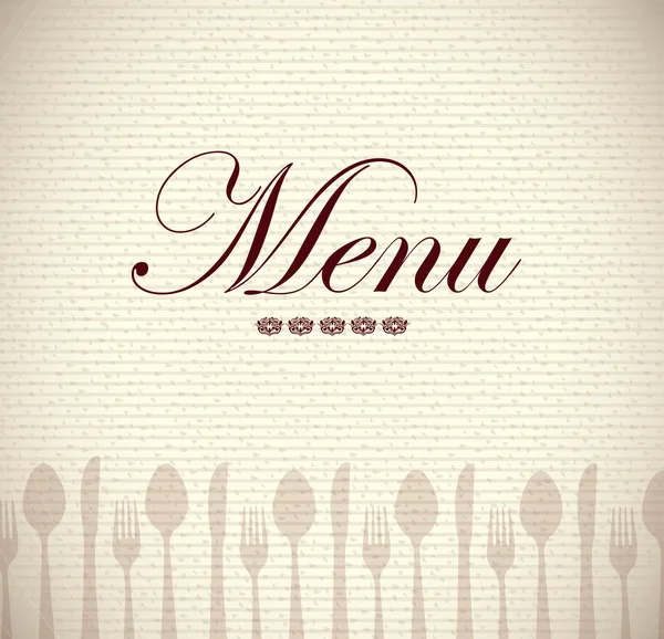 Menu icons — Stock Vector