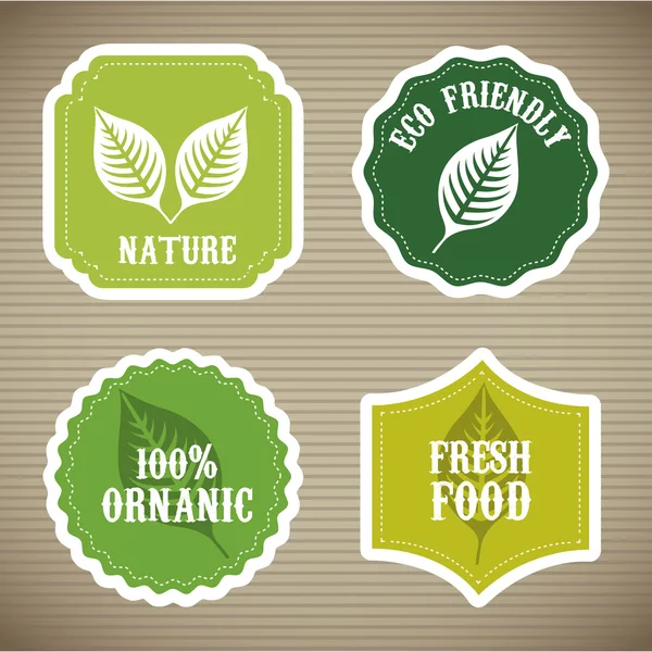 Nature labels — Stock Vector