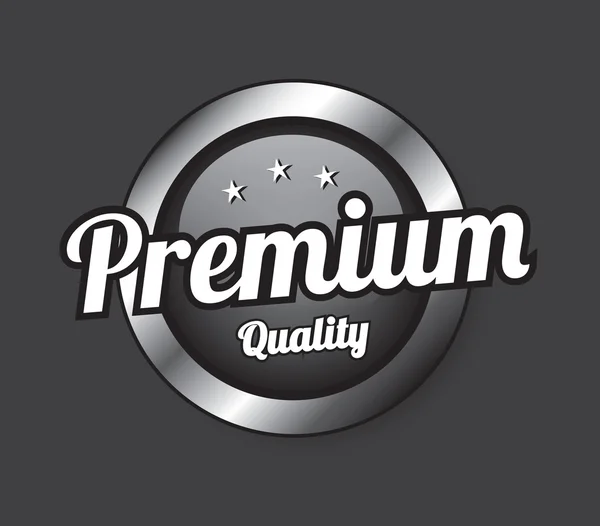 Premium button — Stock Vector