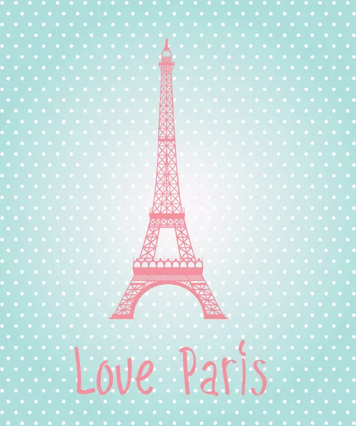 Liebe Paris — Stockvektor