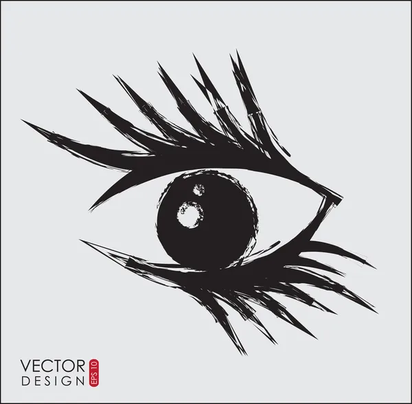 Gran ojo — Vector de stock