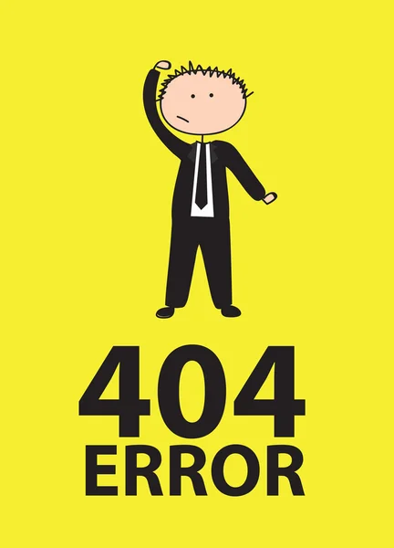 404 Hibák — Stock Vector