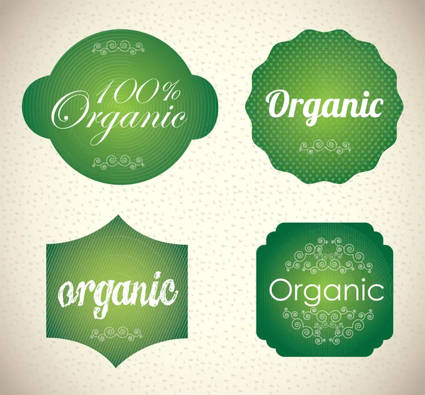 Organic tag — Stock Vector