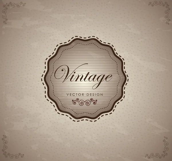 Etiqueta Vintage — Vector de stock