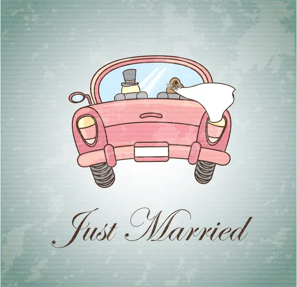 Just Married — Stock Vector