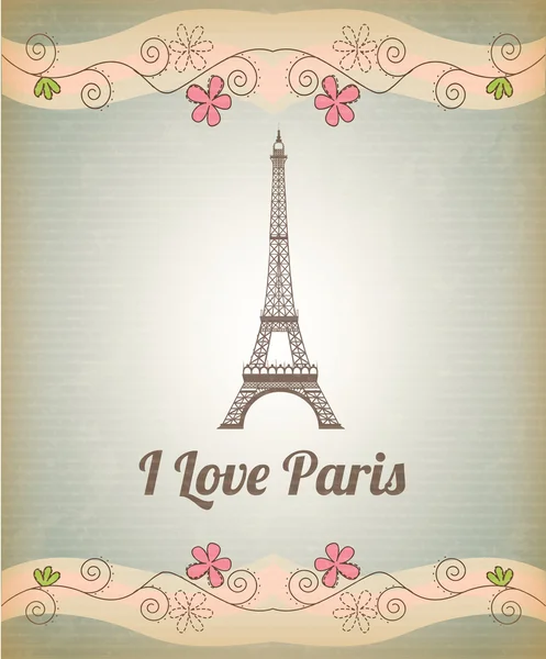 Amour Paris — Image vectorielle