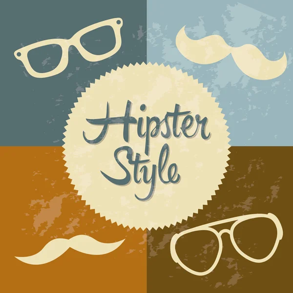 Hipster. — Wektor stockowy