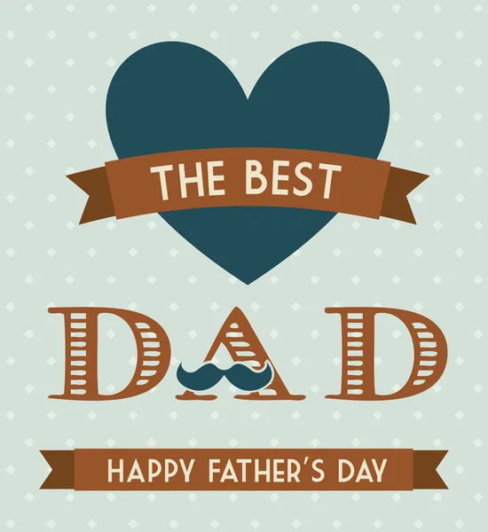 Fathers day — Stock Vector