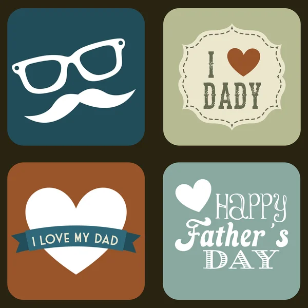 Babalar Günü — Stok Vektör