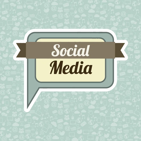 Sociale media — Stockvector